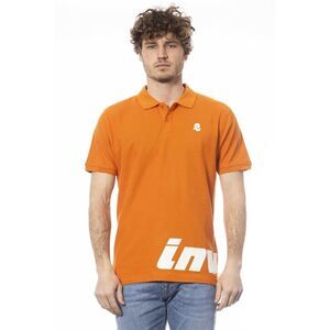 Invicta Orange Cotton Men Polo Men's Shirt